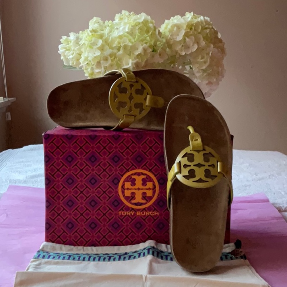 ☁️ TORY BURCH MILLER CLOUD SANDALS ☁️ SIZE 7 ☁️ - Picture 6 of 16